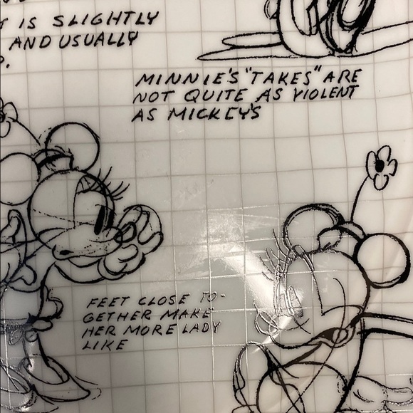Disney Sketchbook Minnie Mouse Plate - Picture 5 of 5